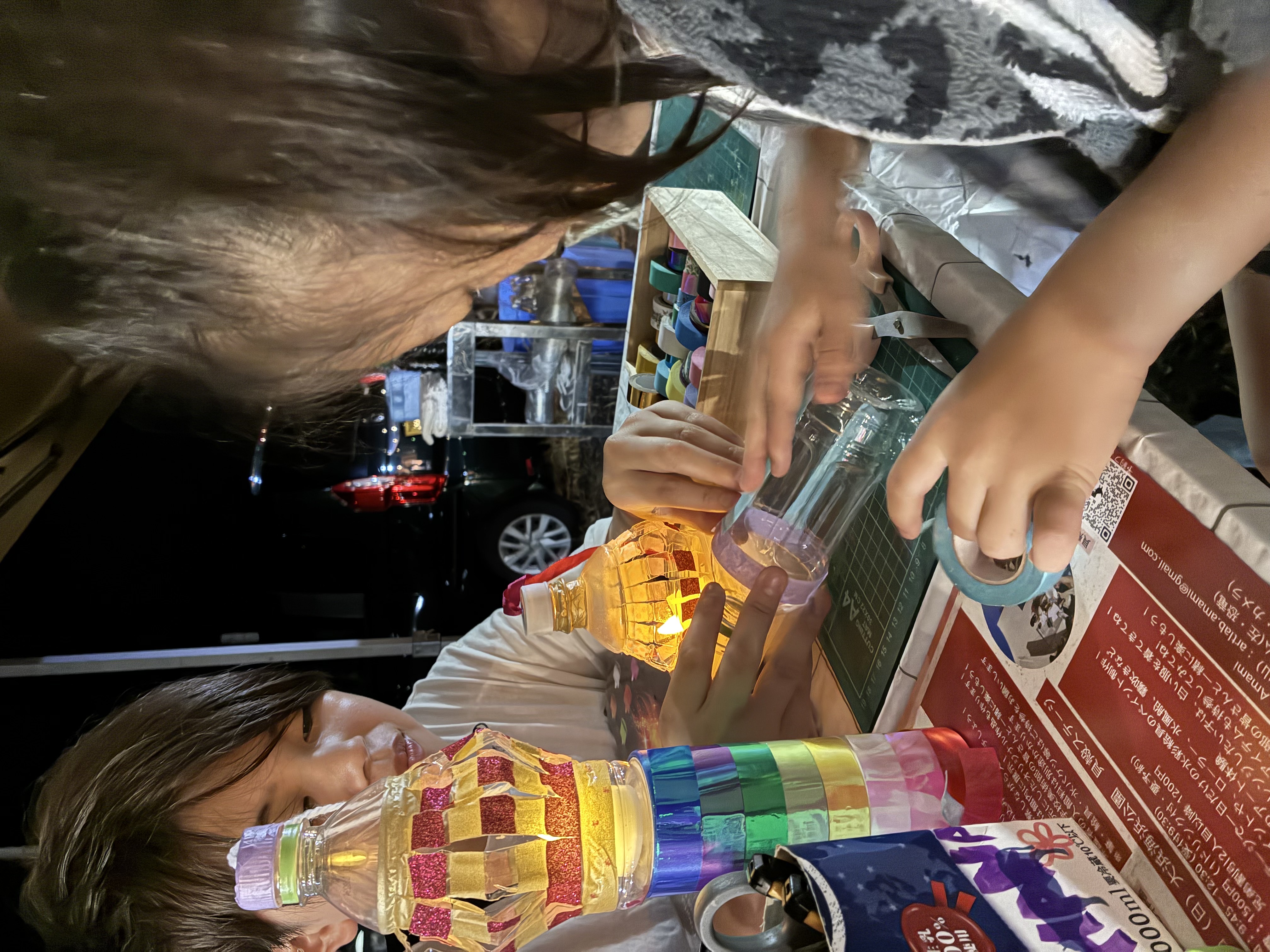 夜のランタンワークショップ